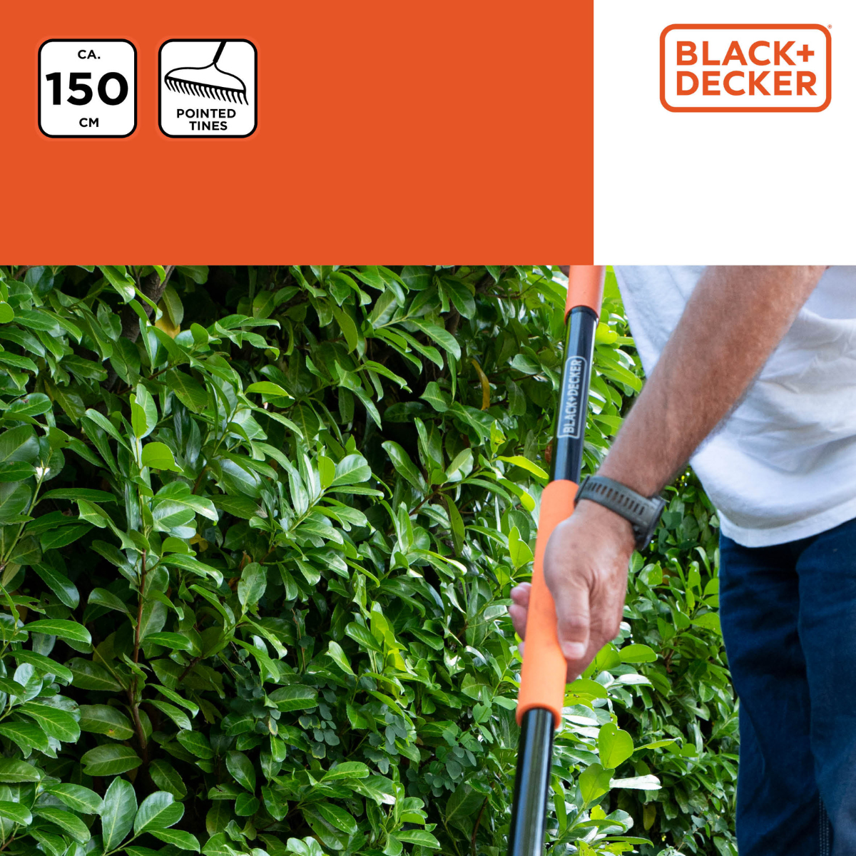 BLACK+DECKER Egalisatiehark 150 Cm - maximondo