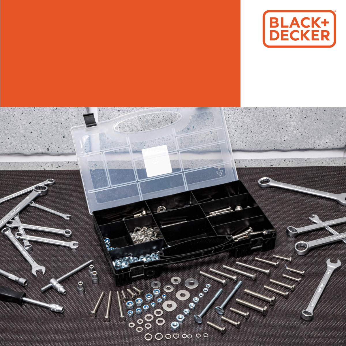 BLACK+DECKER Bouten en Moeren Set - maximondo