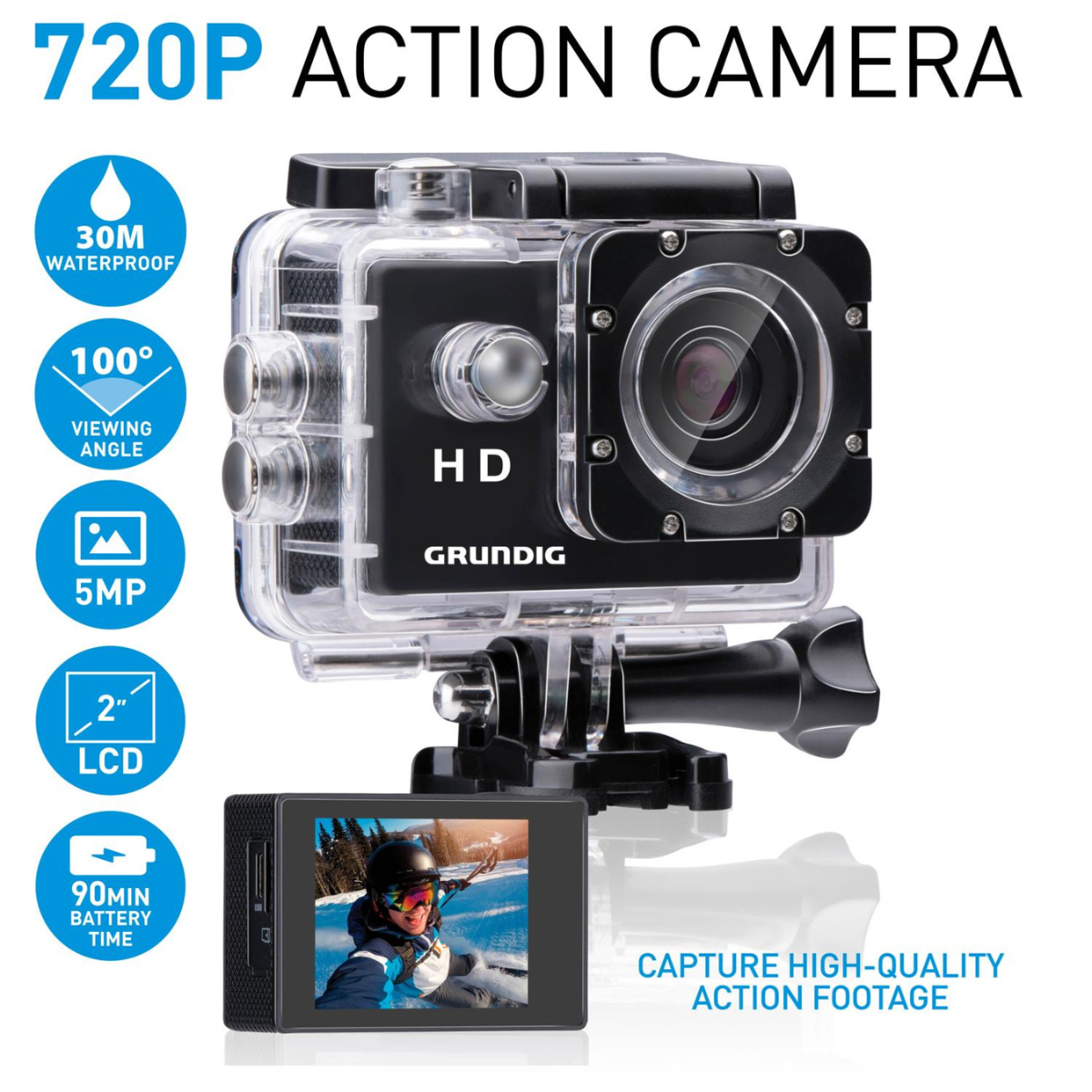 Grundig HD720P Waterdicht - maximondo