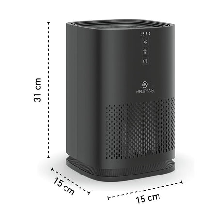 Medify Air MA-14 Luchtreiniger – 70 m³/u Air Purifier – Zwart - maximondo