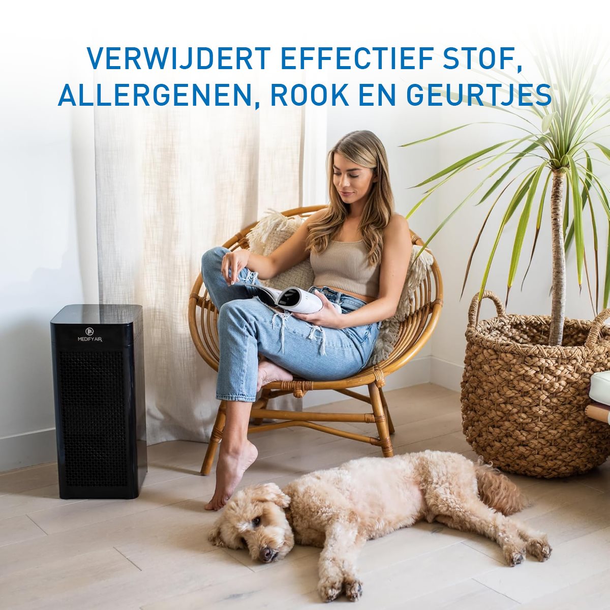 Medify Air MA-40 Luchtreiniger – 288 m³/u – HEPA H13 Filter - maximondo