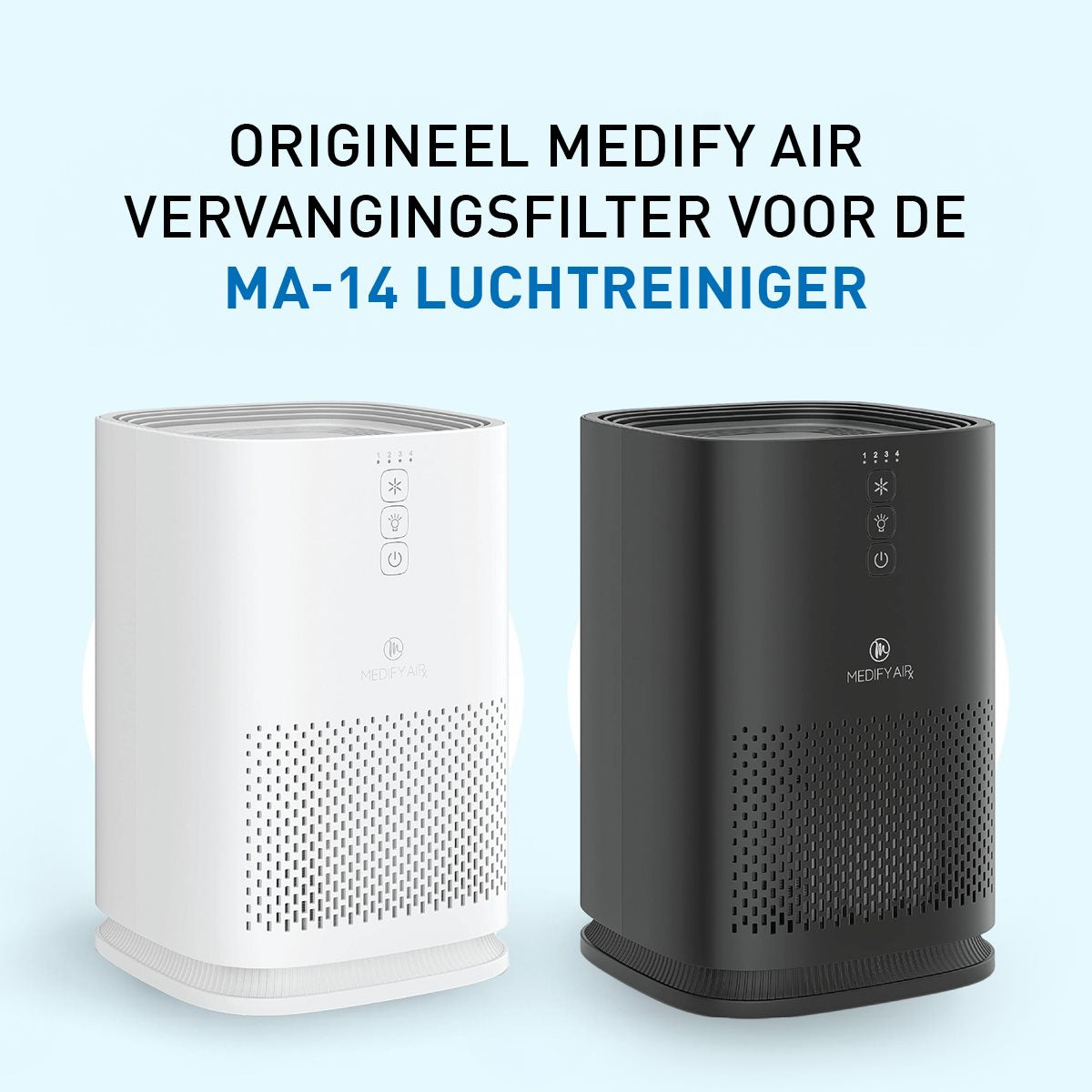 Medify Air MA-14 Vervangingsfilter – HEPA H13 – 1 Stuk – Luchtfilter – Actieve Koolstof – Luchtzuivering - maximondo
