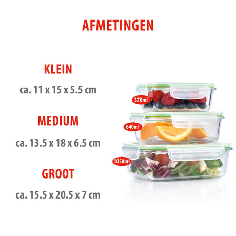 alpina Vershoudbakjes 6Delig met Deksel - maximondo