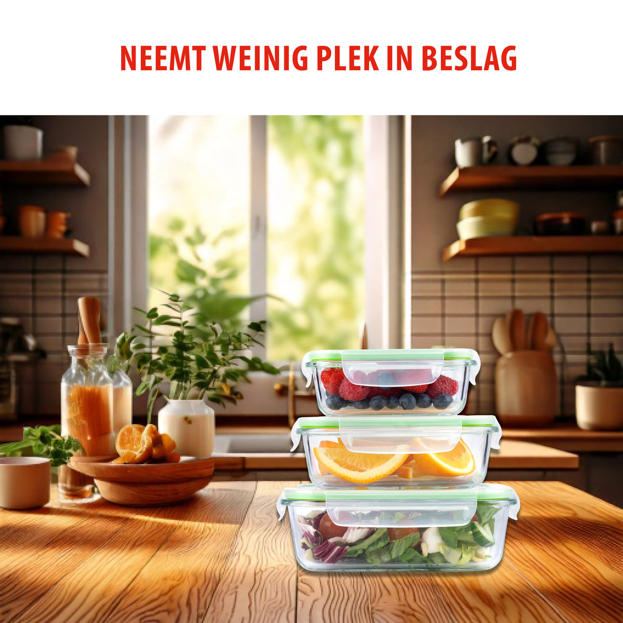 alpina Vershoudbakjes 6Delig met Deksel - maximondo