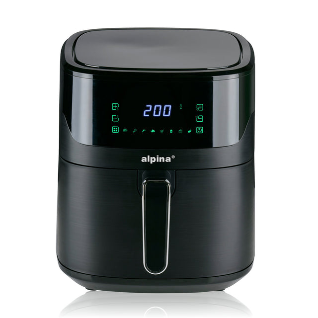 alpina Airfryer XL 6L - Zwart - maximondo