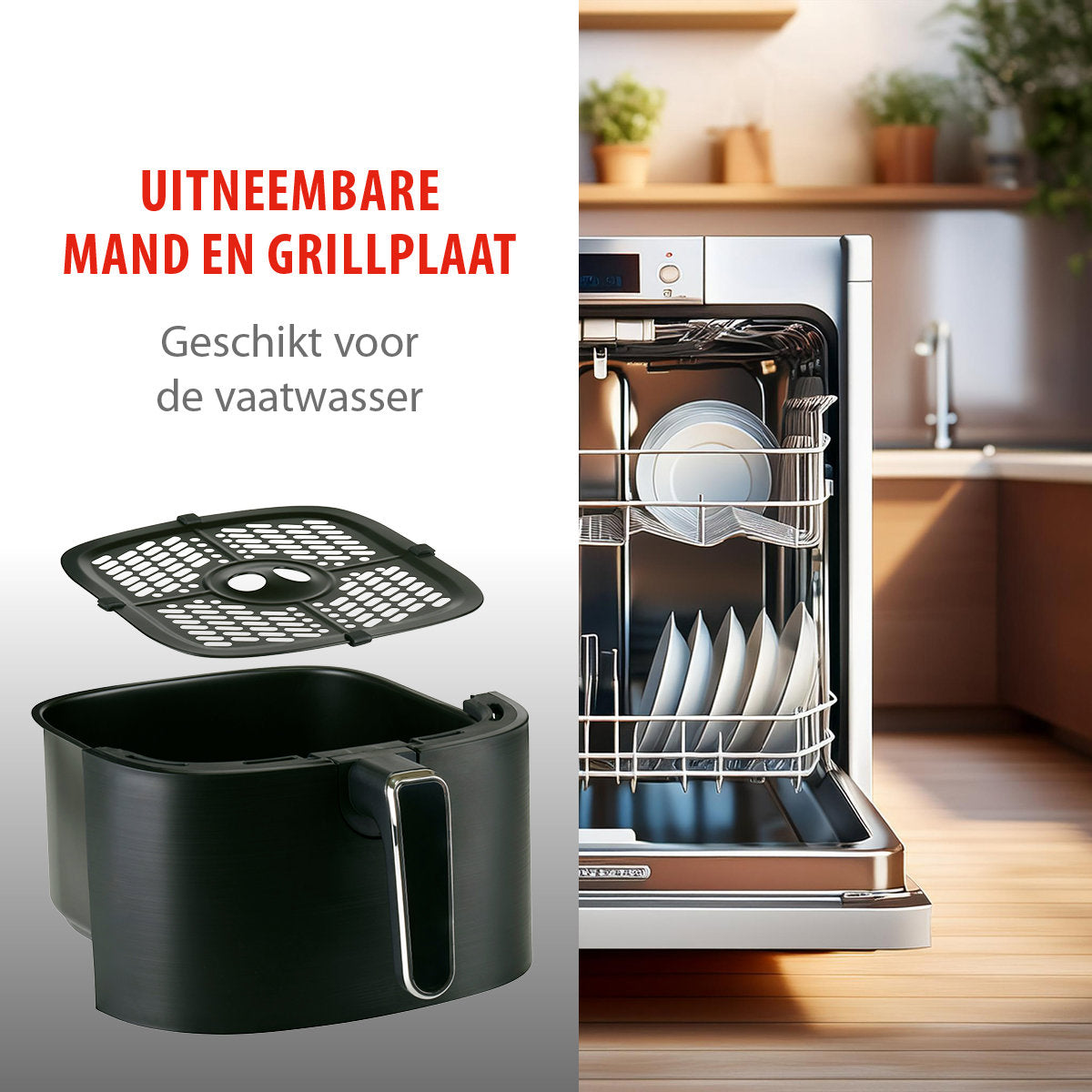 alpina Airfryer XL - Heteluchtfriteuse 6L - 2-5 Personen - maximondo