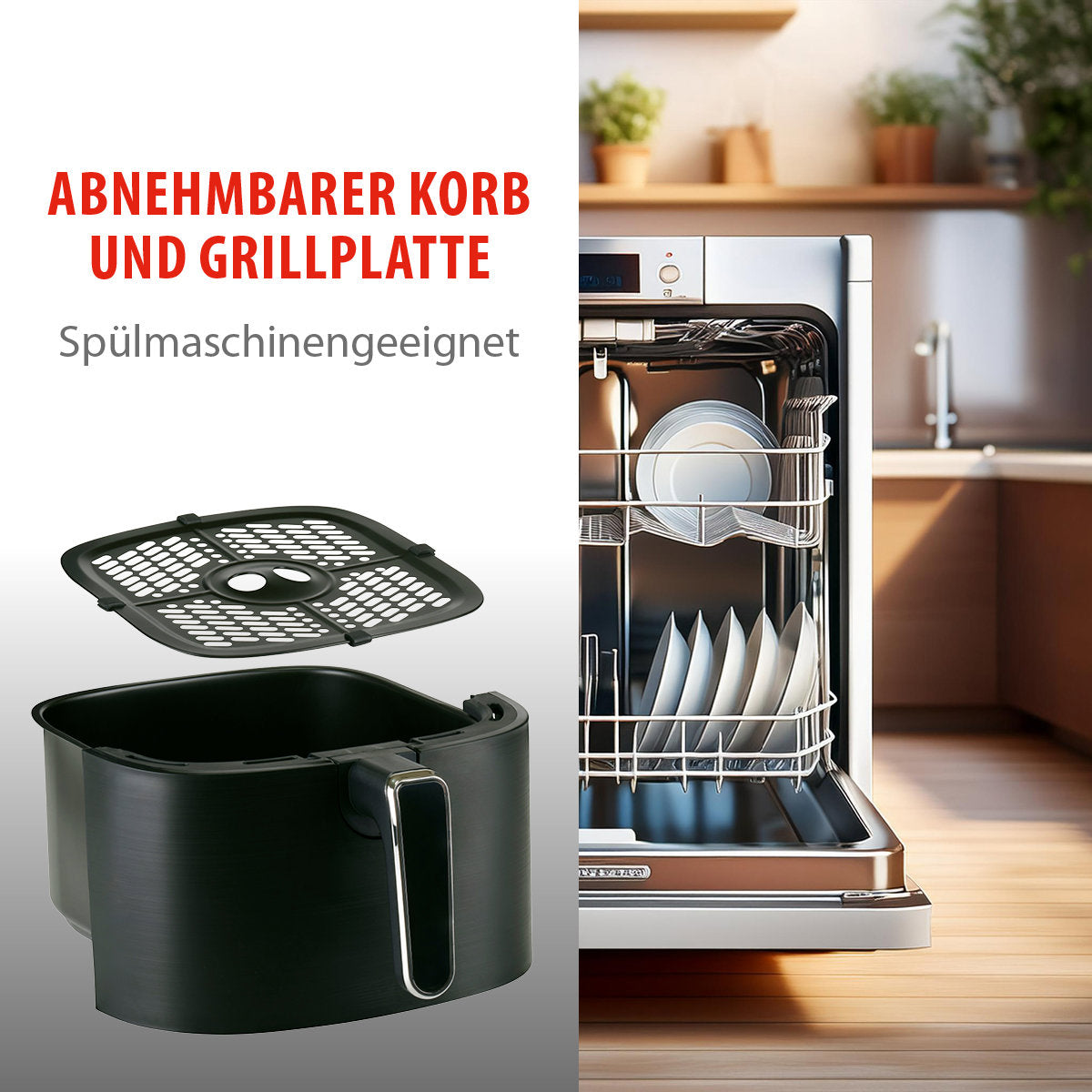 alpina Airfryer XL - Heteluchtfriteuse 6L - 2-5 Personen - maximondo