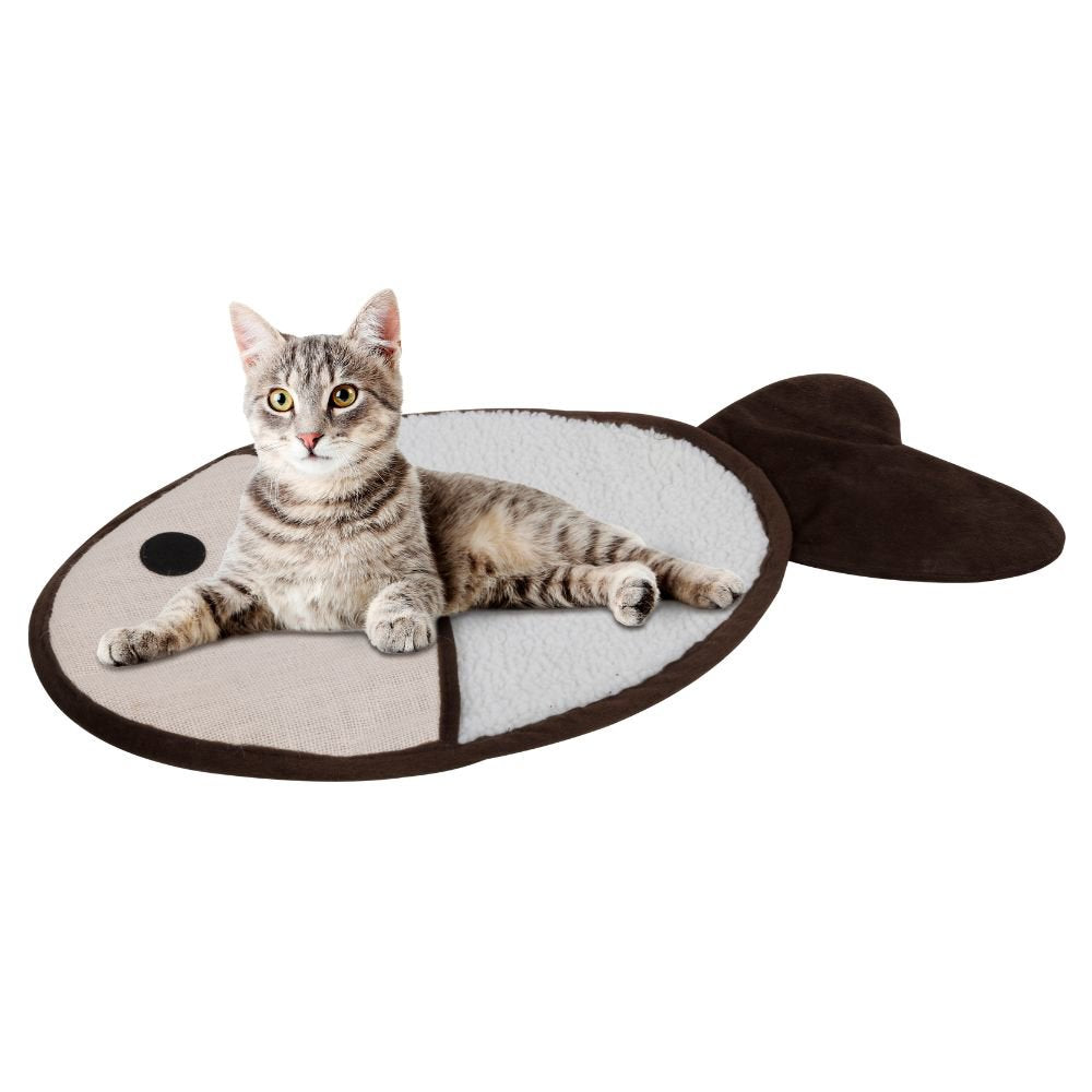 maxxpro Lig- en Krabmat - voor Kat - Vis - 68 x 40 cm - maximondo