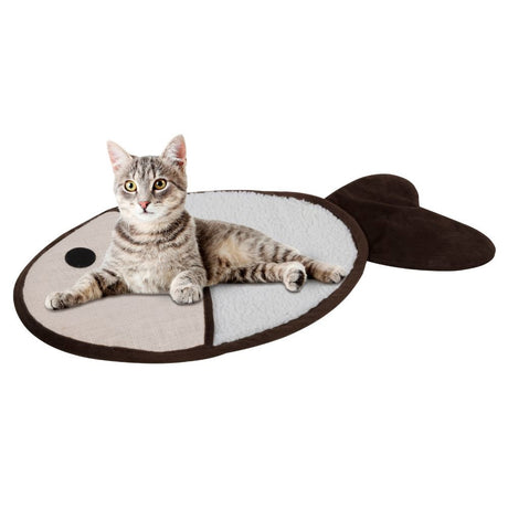 maxxpro Lig- en Krabmat - voor Kat - Vis - 68 x 40 cm - maximondo