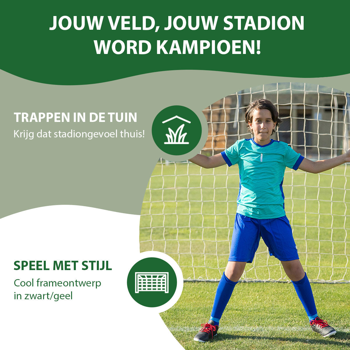 Umbro Voetbaldoel 300 x 200 x 110cm - maximondo