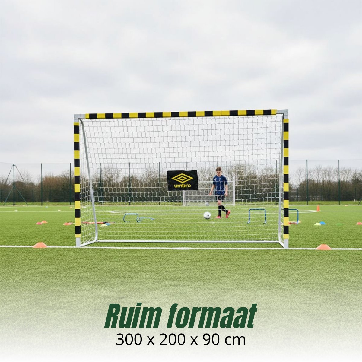 Umbro Voetbaldoel 300 x 200 cm - maximondo