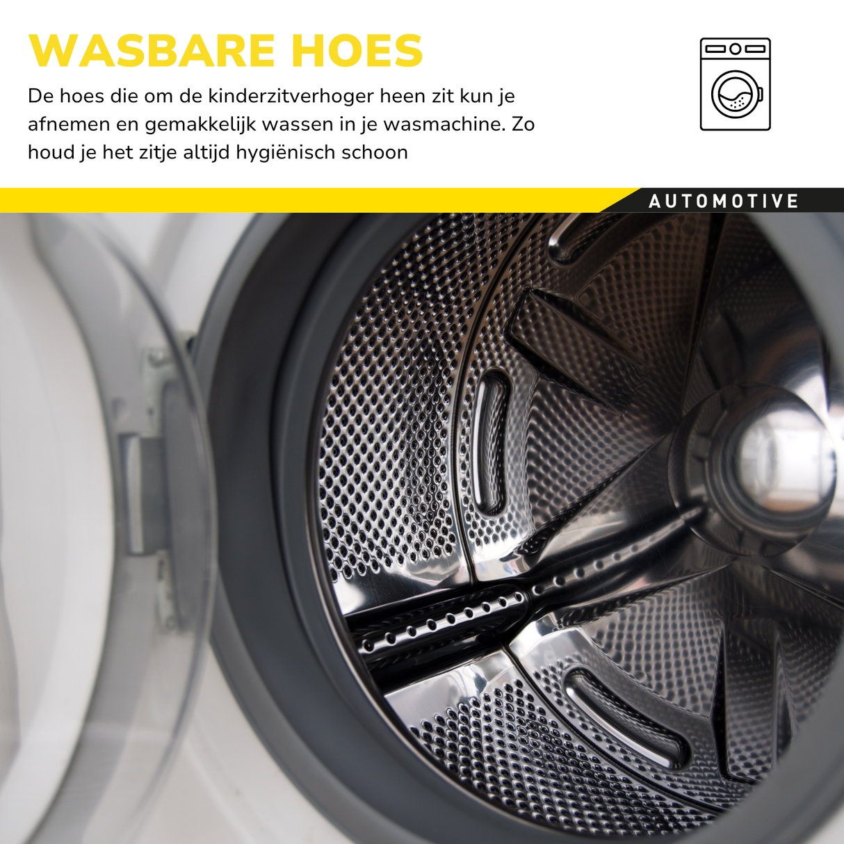 Dunlop Kinderzitje Zwart - Stoelverhoger UN ECE R129 - maximondo