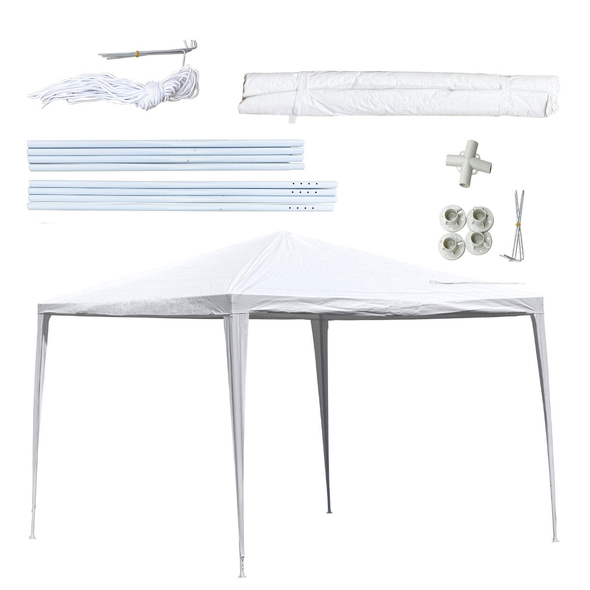 Kinzo Partytent 3x3m, Waterdicht - maximondo