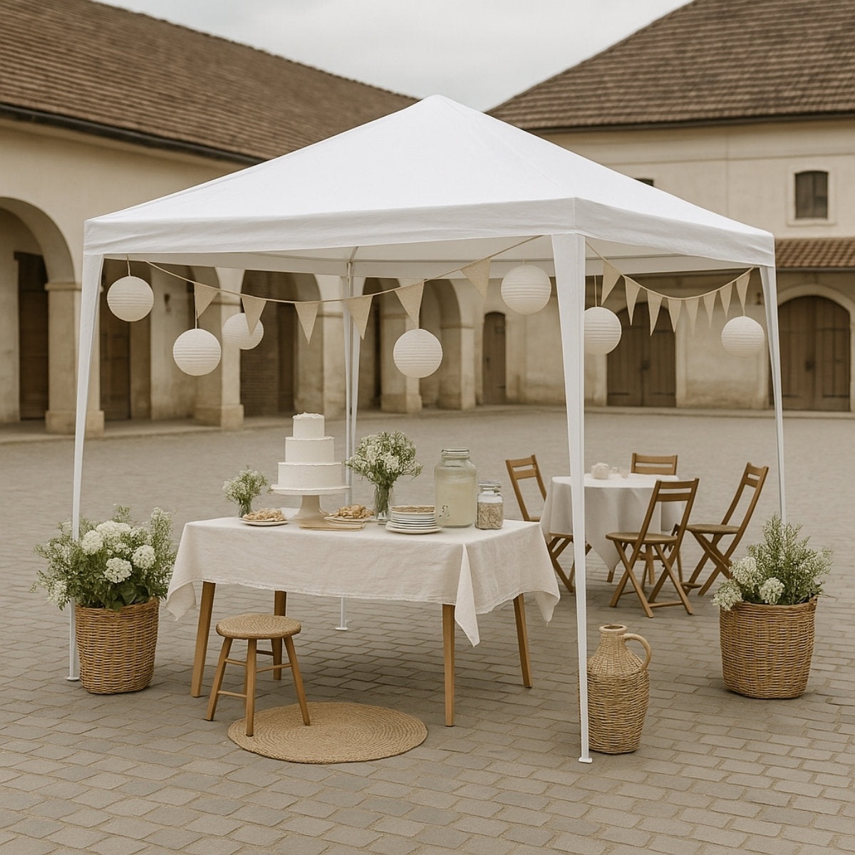 Kinzo Partytent 3x3m, Waterdicht - maximondo