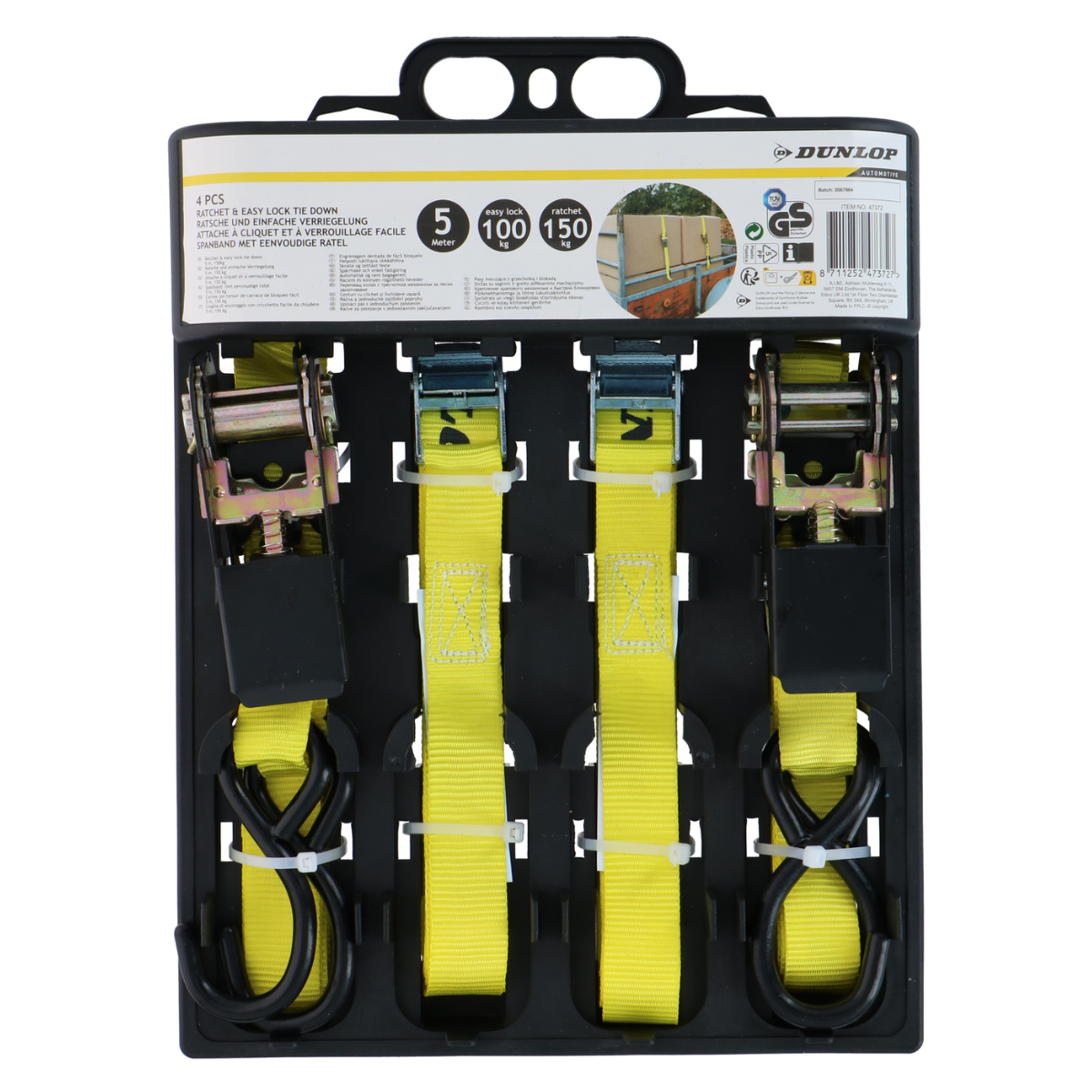 Dunlop Spanband 5 M Geel - maximondo