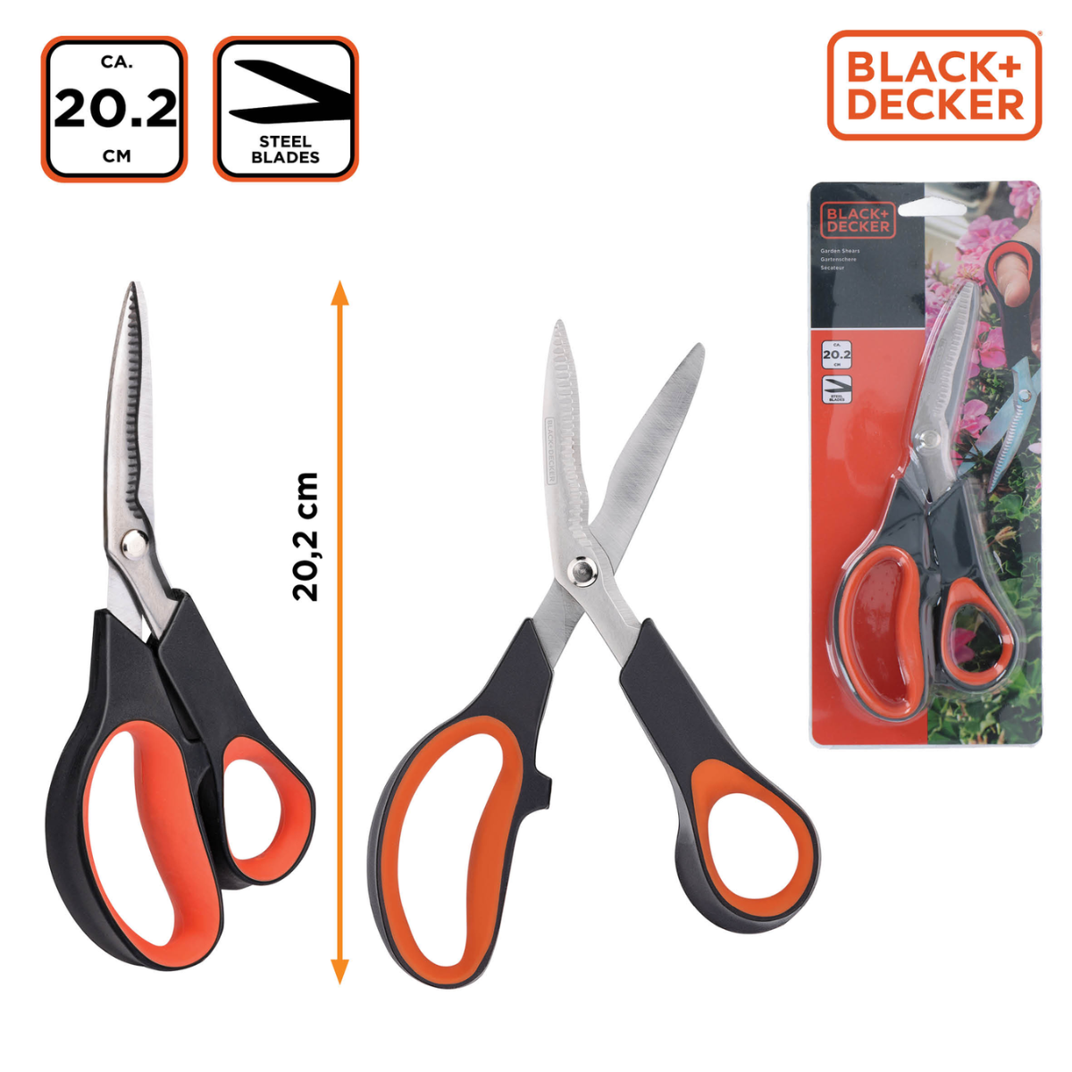 BLACK+DECKER Bloemenschaar - maximondo