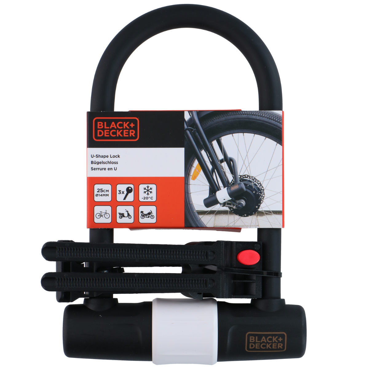 BLACK+DECKER Beugelslot incl. Sleutels - maximondo