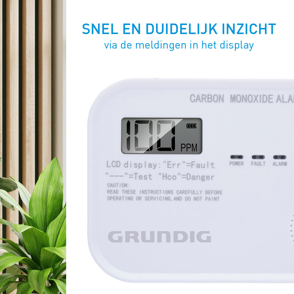 Grundig CO Melder Koolmonoxidemelder - maximondo
