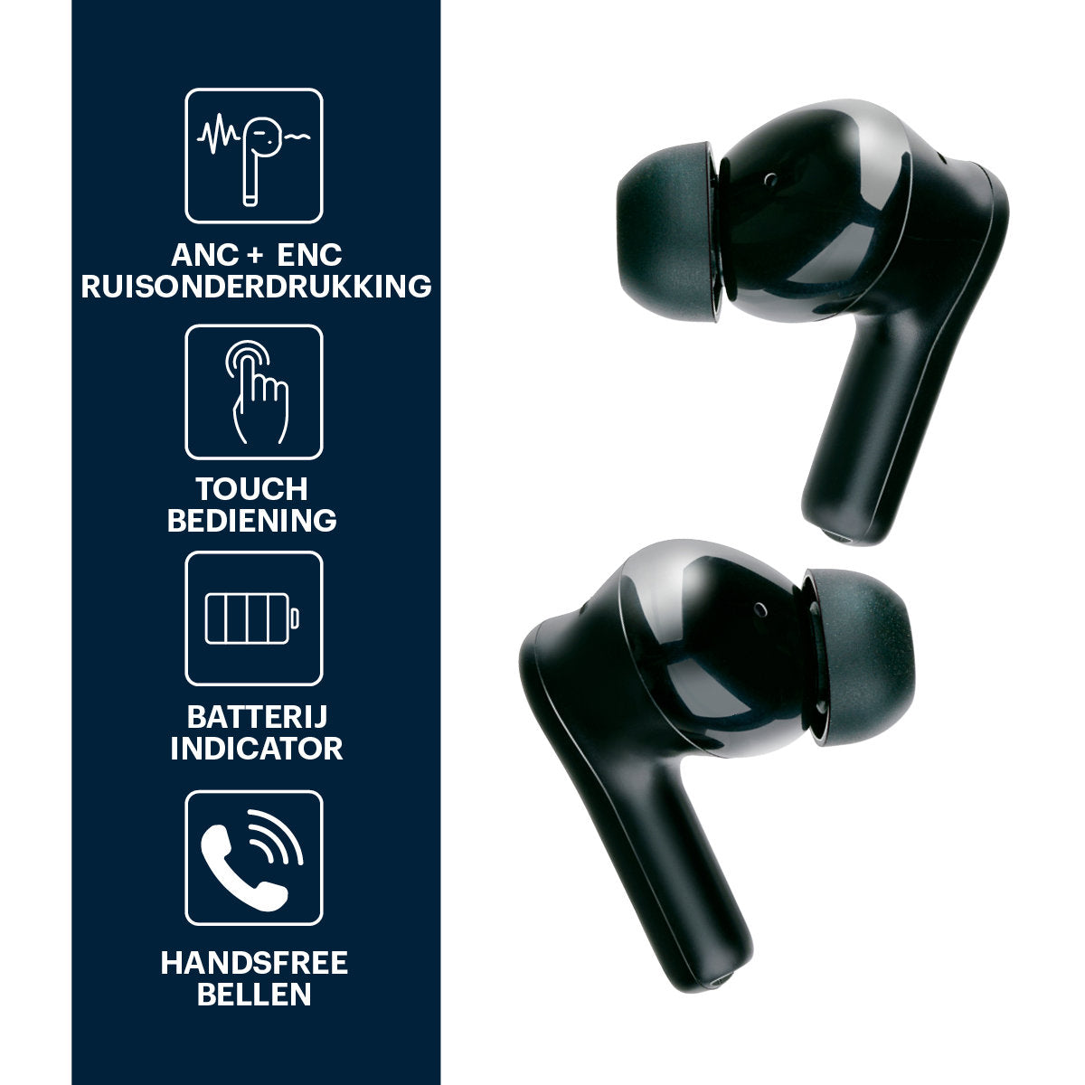 Grundig Draadloze Oordopjes 6,5 Uur - maximondo