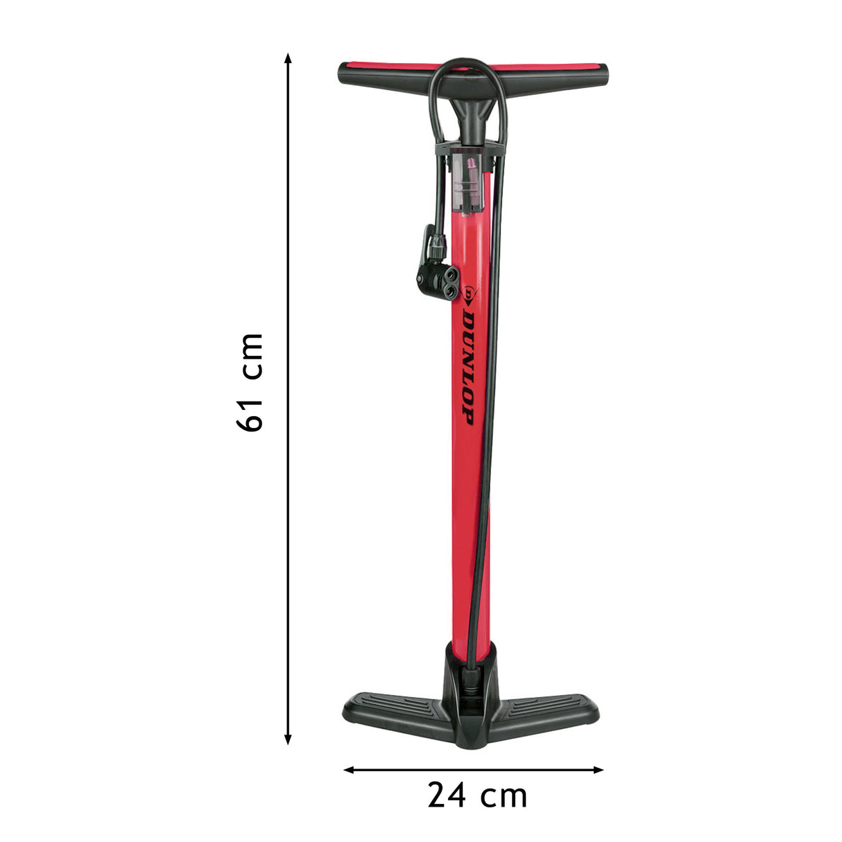 Dunlop Fietspomp - voor Dunlop, Schrader en Frans Ventiel - maximondo