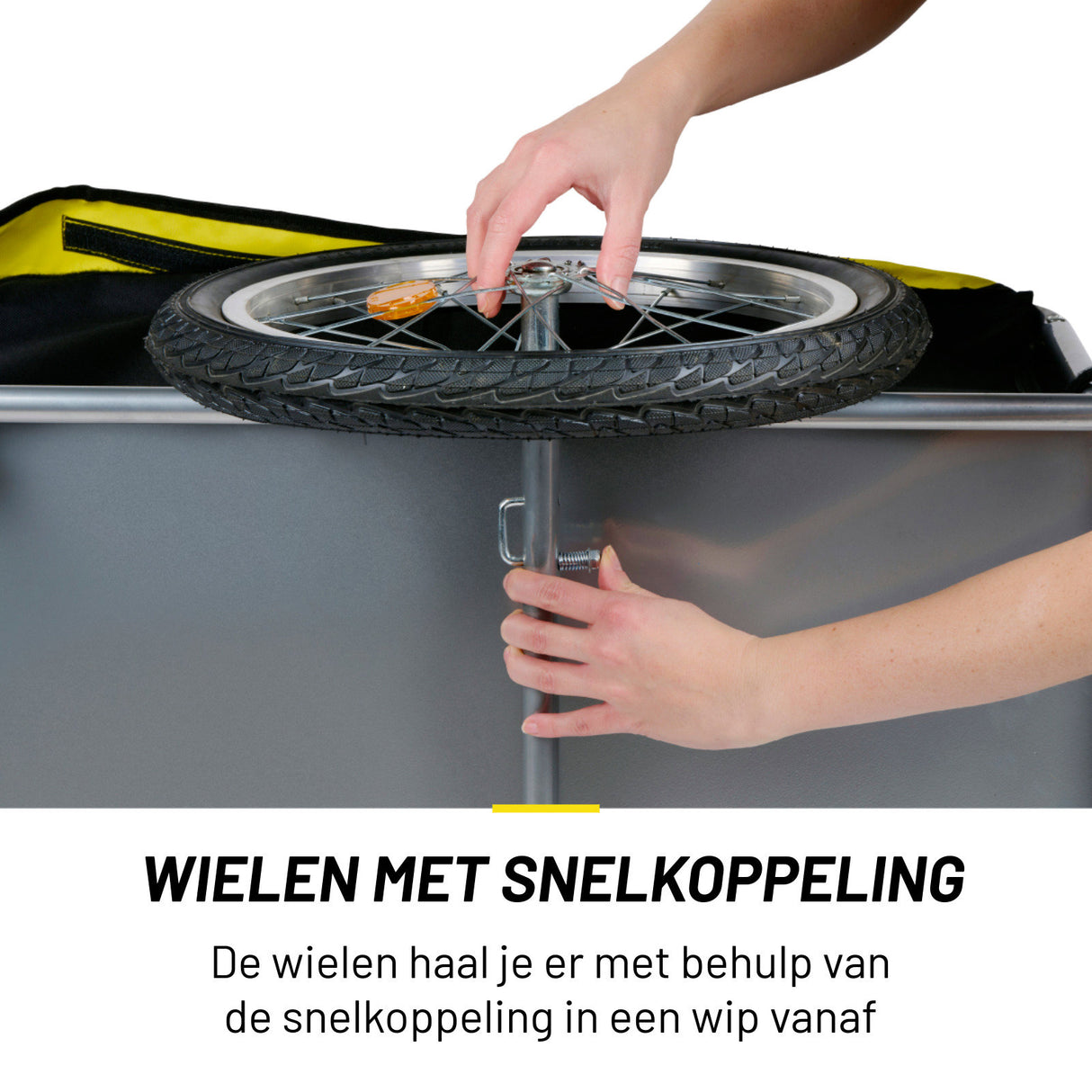 Dunlop Fietskar - Fiets Aanhanger - Fietskar