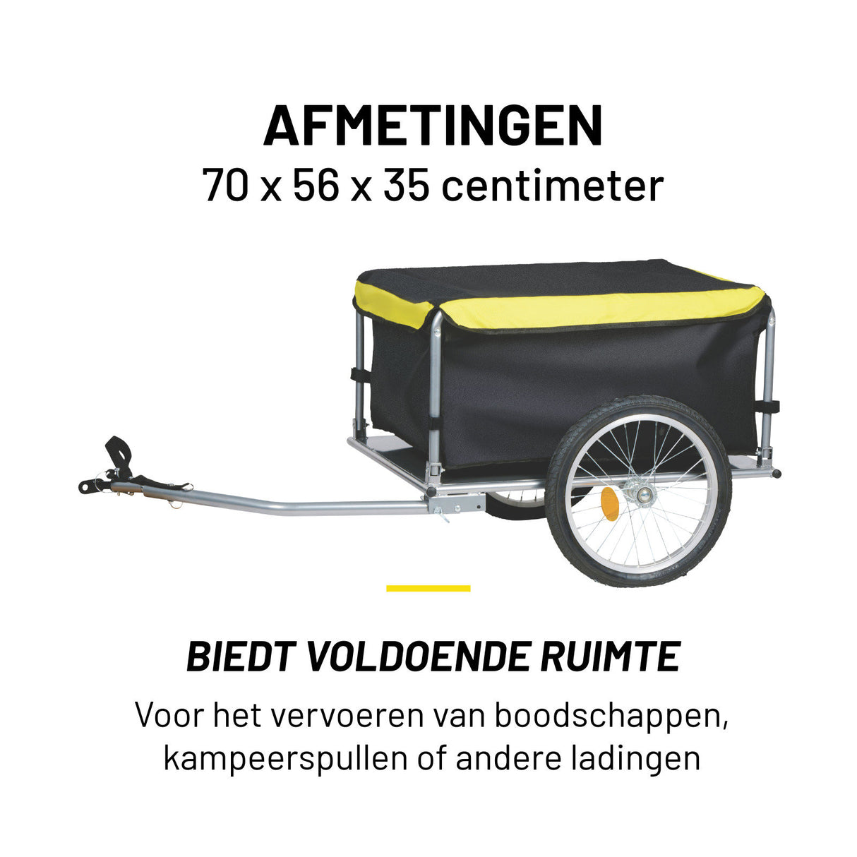 Dunlop Fietskar - Fiets Aanhanger - Fietskar