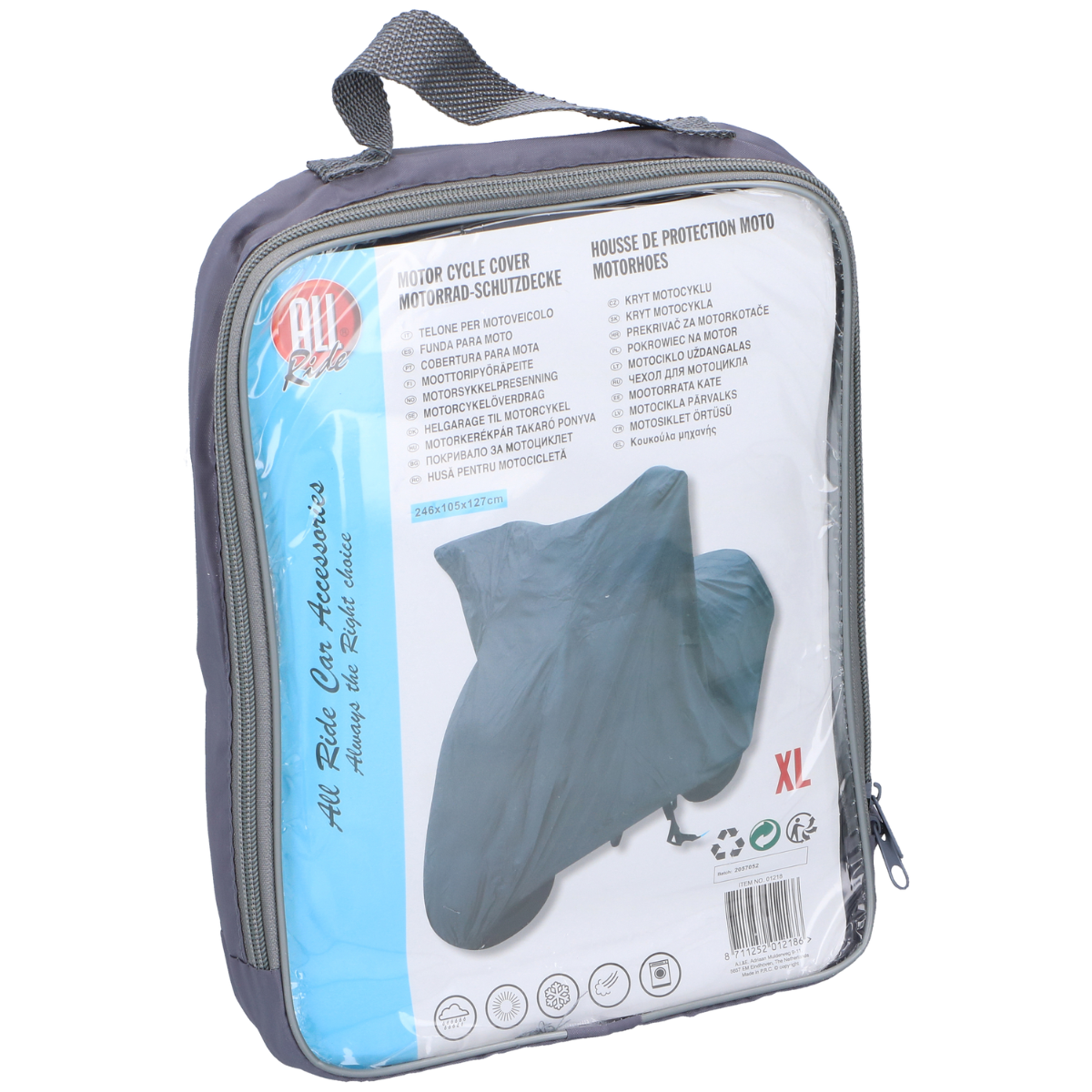 All Ride Motorhoes/ Scooterhoes 246x105x127cm - maximondo