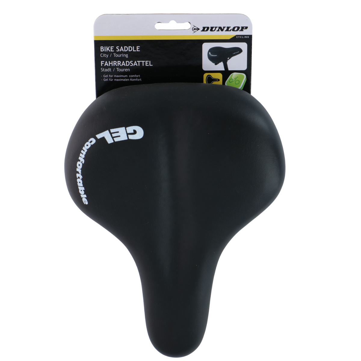 Fietszadel met Gel voor Stads- en Toerfiets - maximondo