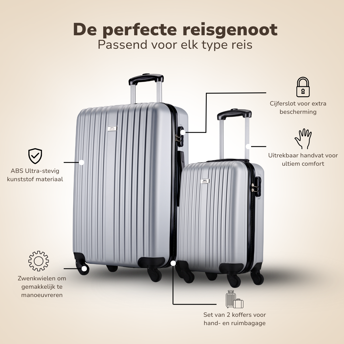 Slazenger Kofferset 2 Delig - maximondo