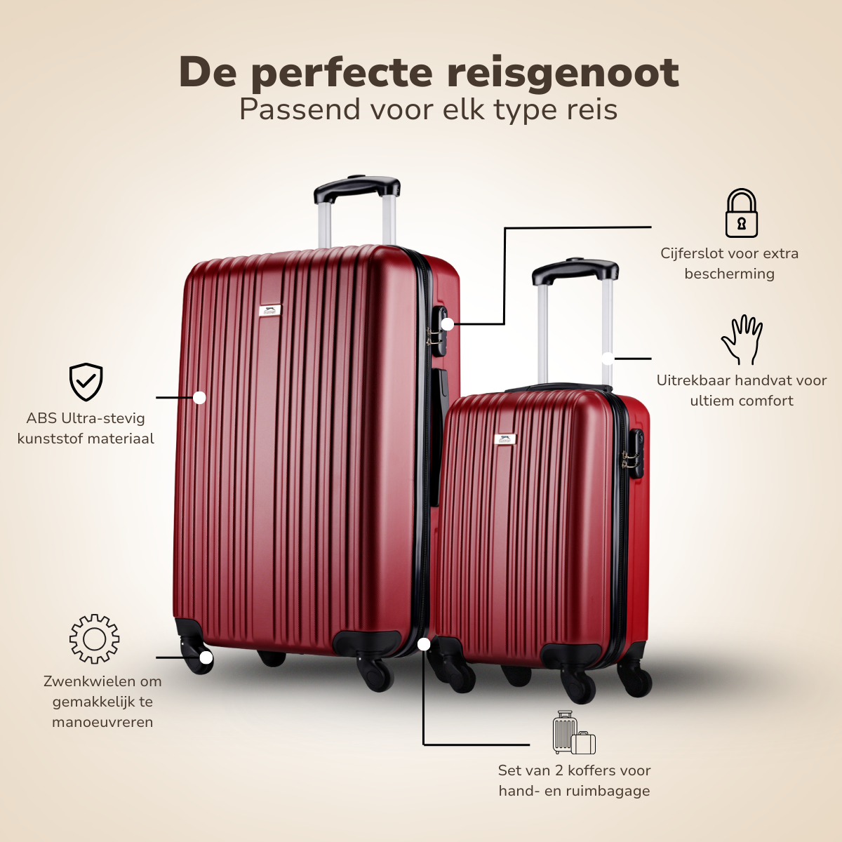 Slazenger Kofferset 2 Delig - maximondo