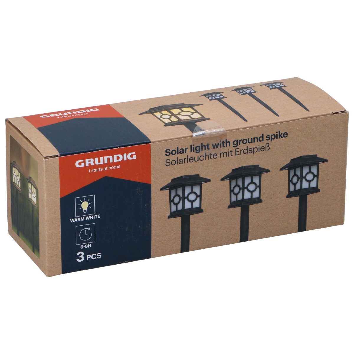 Grundig Solar Tuinlampen Set 3 Stuks - maximondo