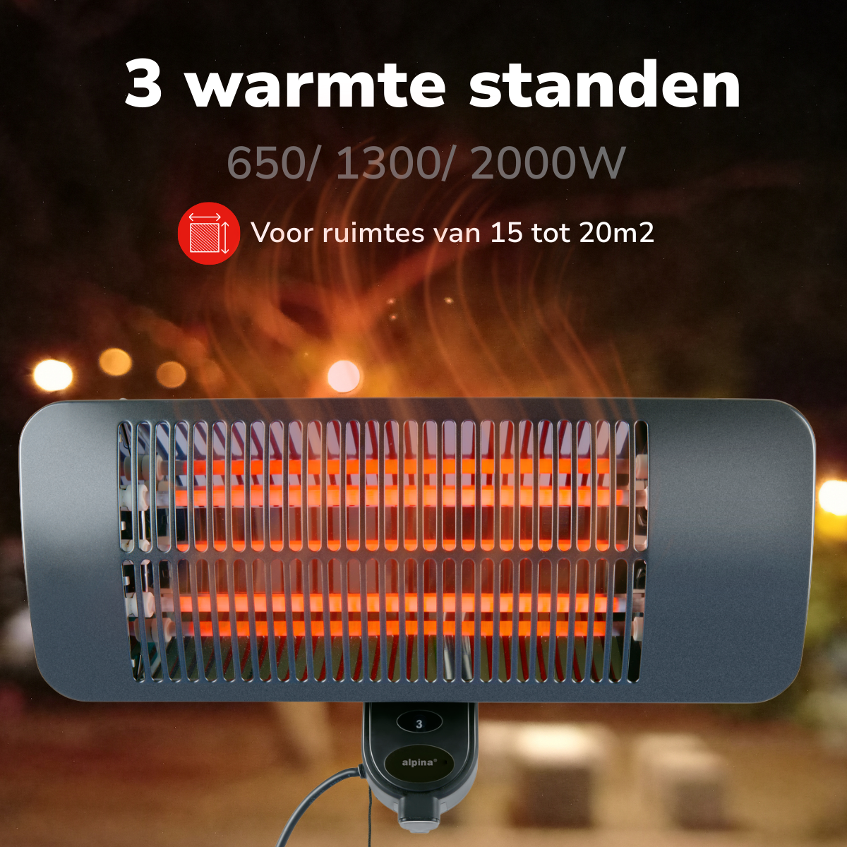 alpina Infrarood Heater - maximondo