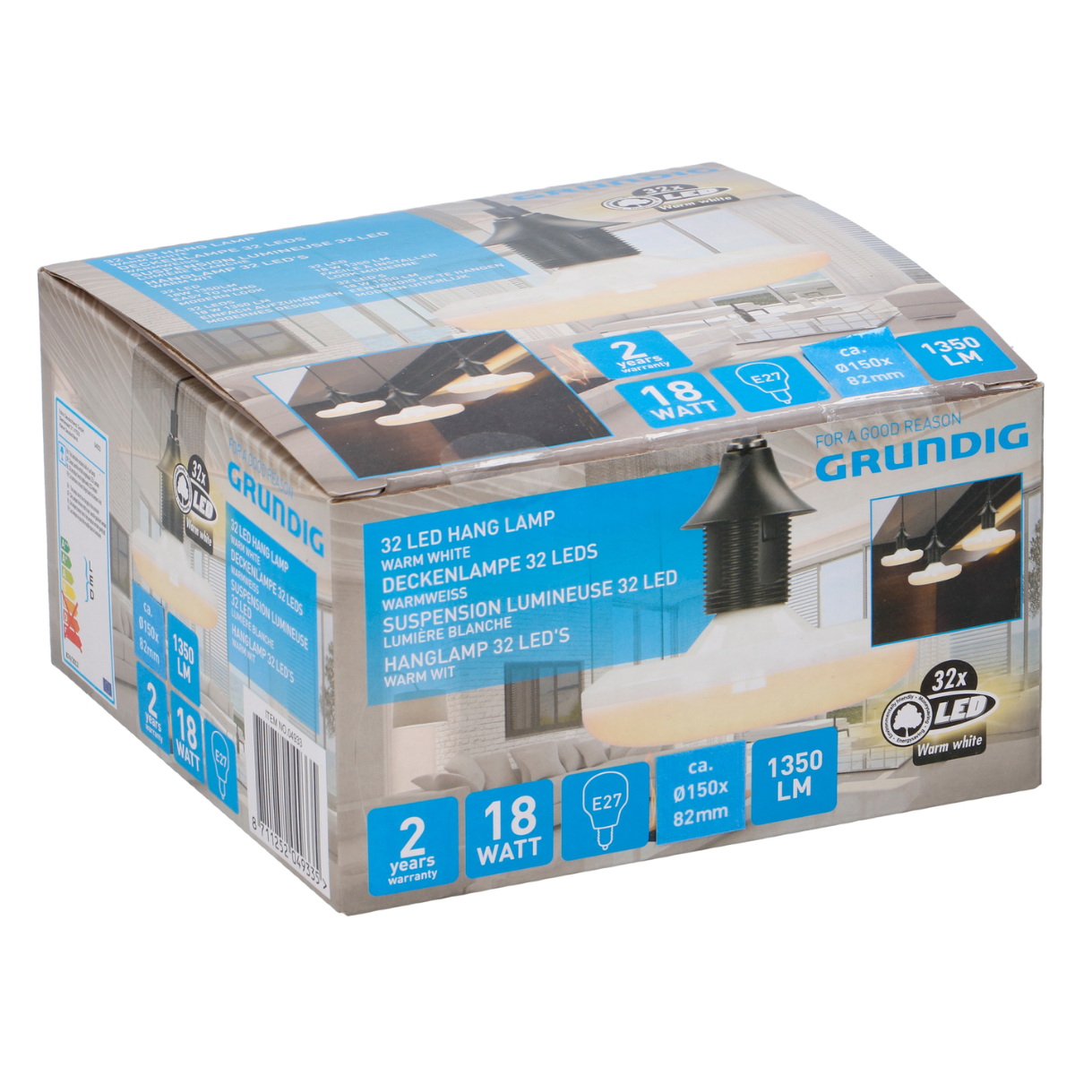 Grundig Led Hanglamp E27 1350 Lumen - maximondo