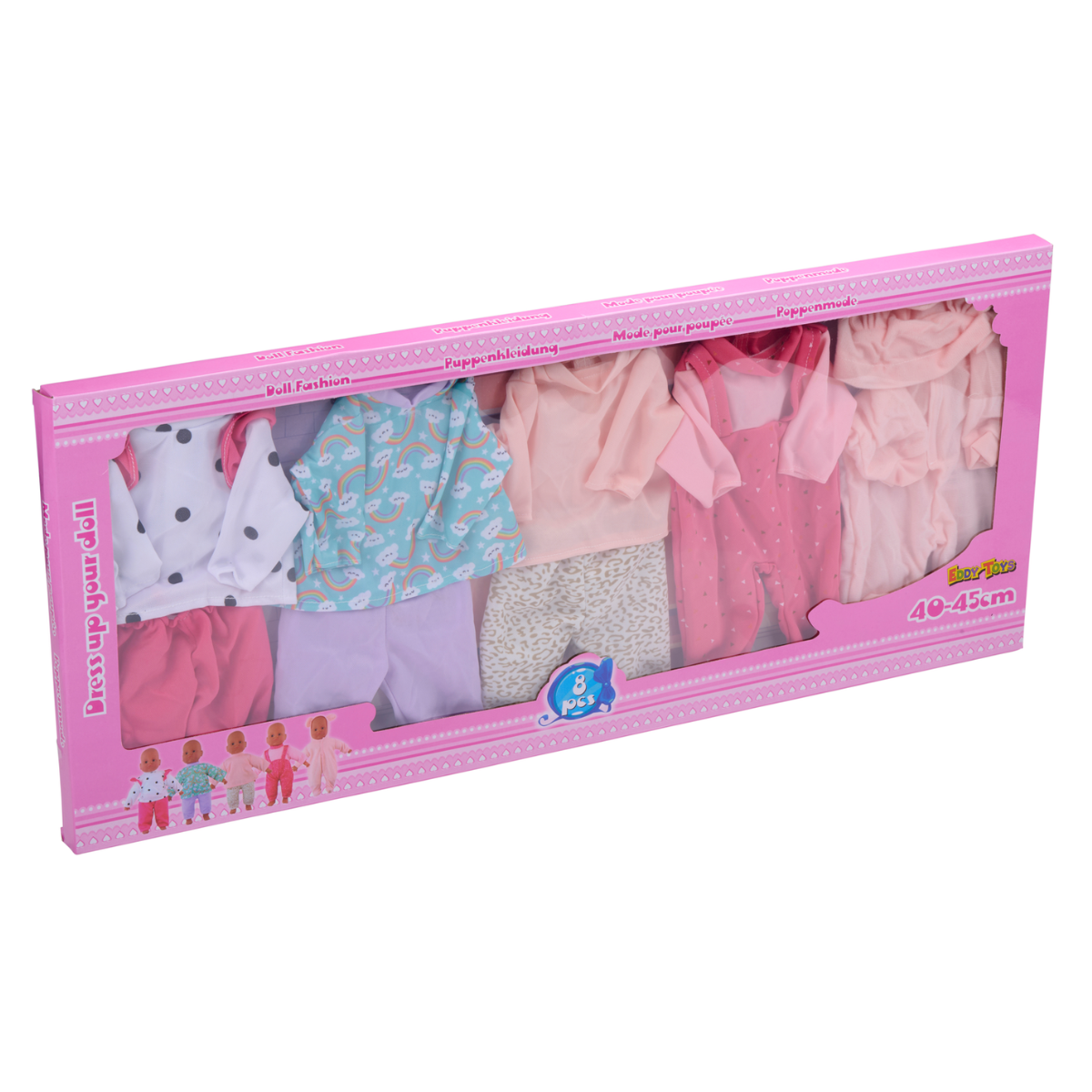 Eddy Toys Poppenkleertjes Babypop 40-45 Cm - maximondo