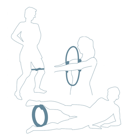 Umbro Pilates Yoga Ring, Blauw - maximondo