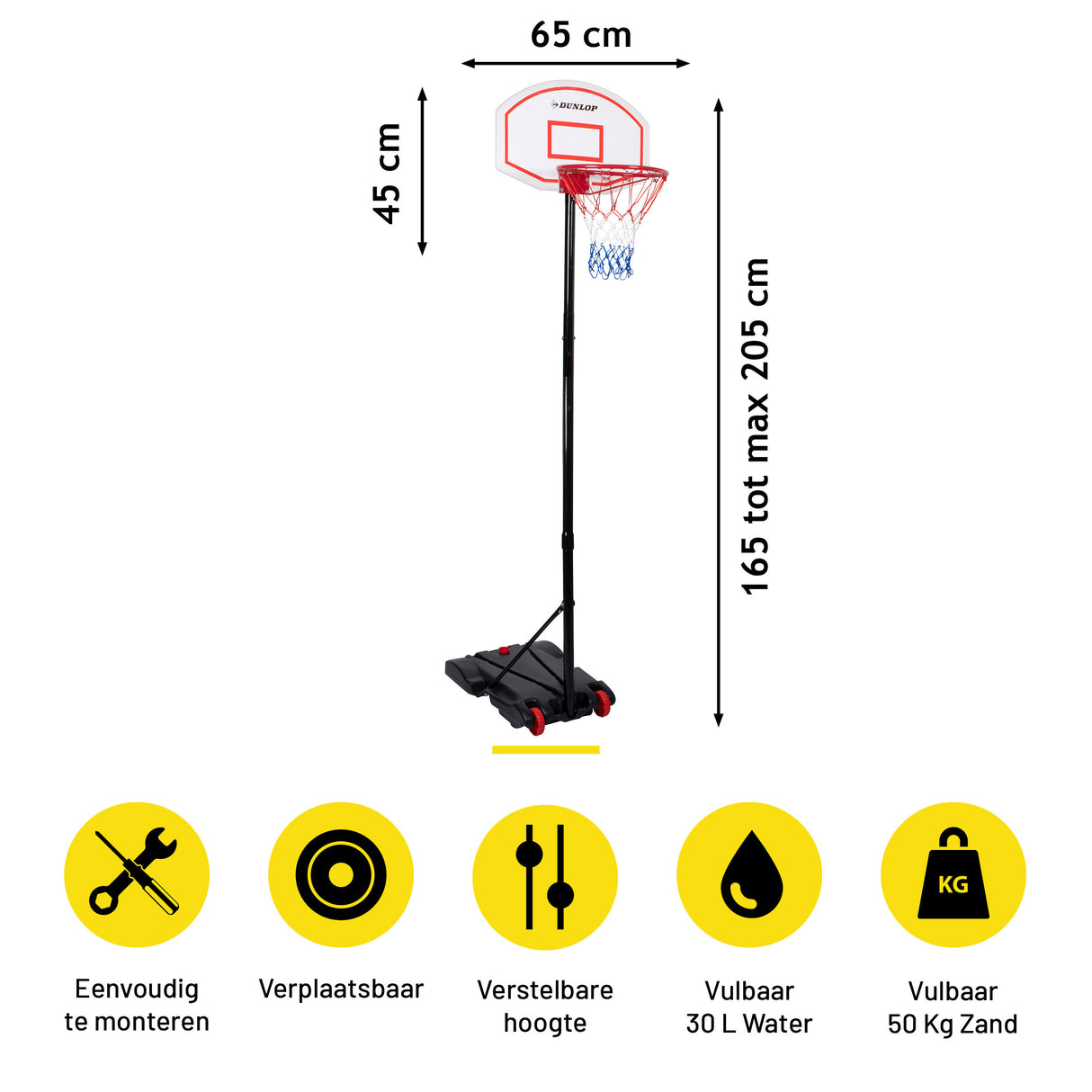 Dunlop Basketbalset - maximondo