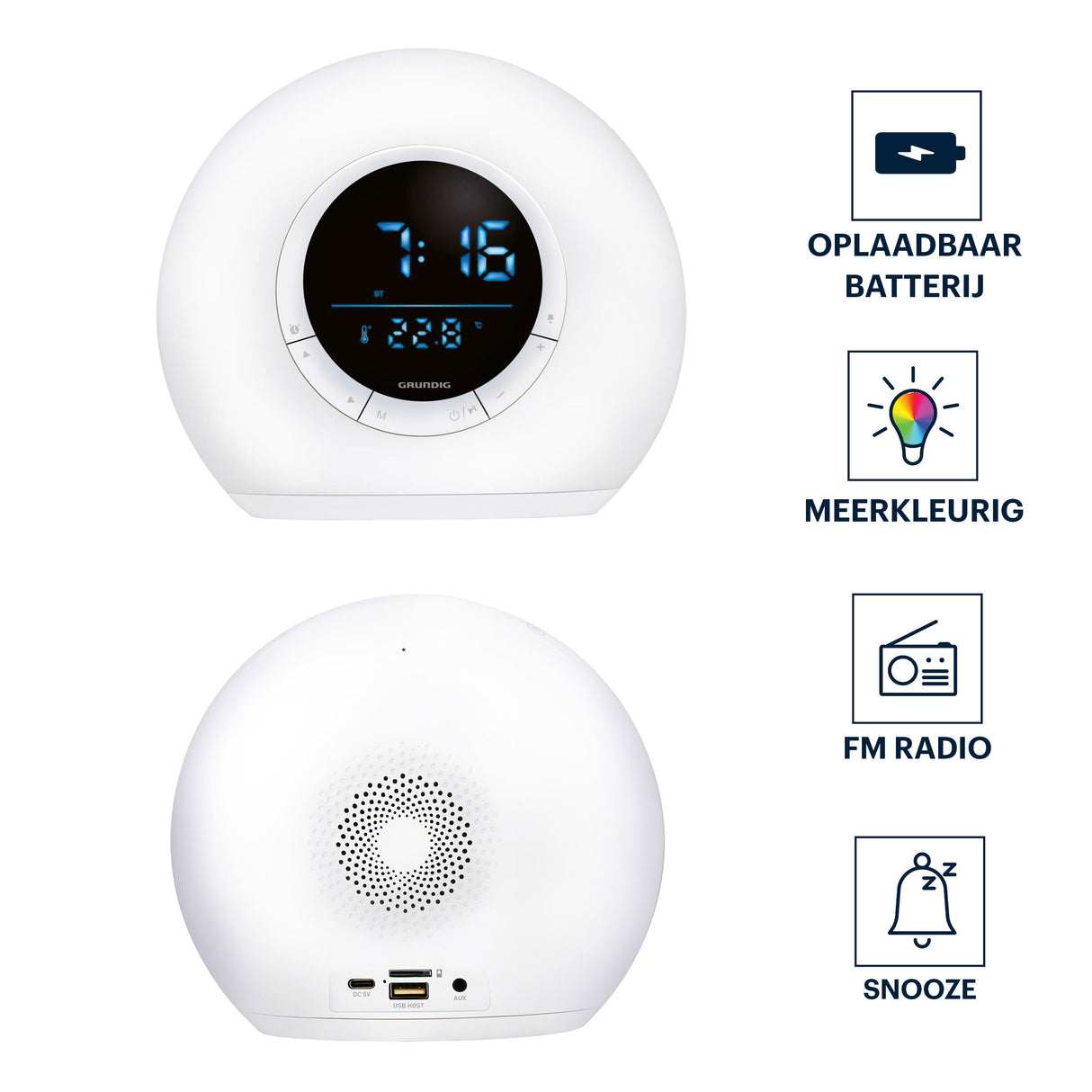 Grundig WakeUp Light Wekker - maximondo