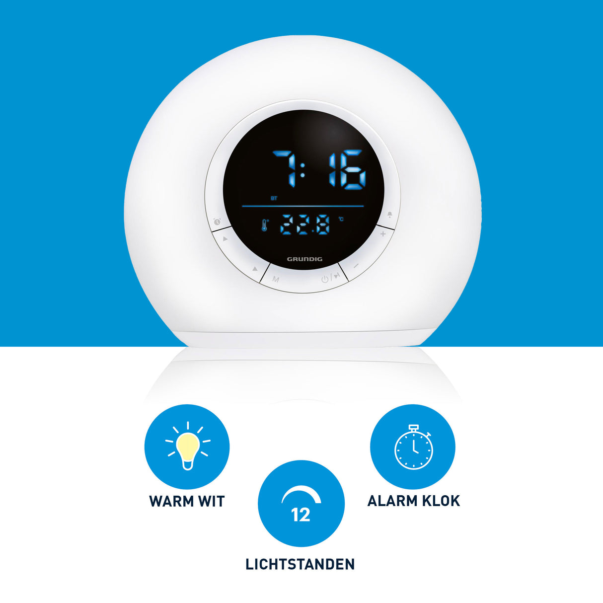 Grundig WakeUp Light Wekker - maximondo