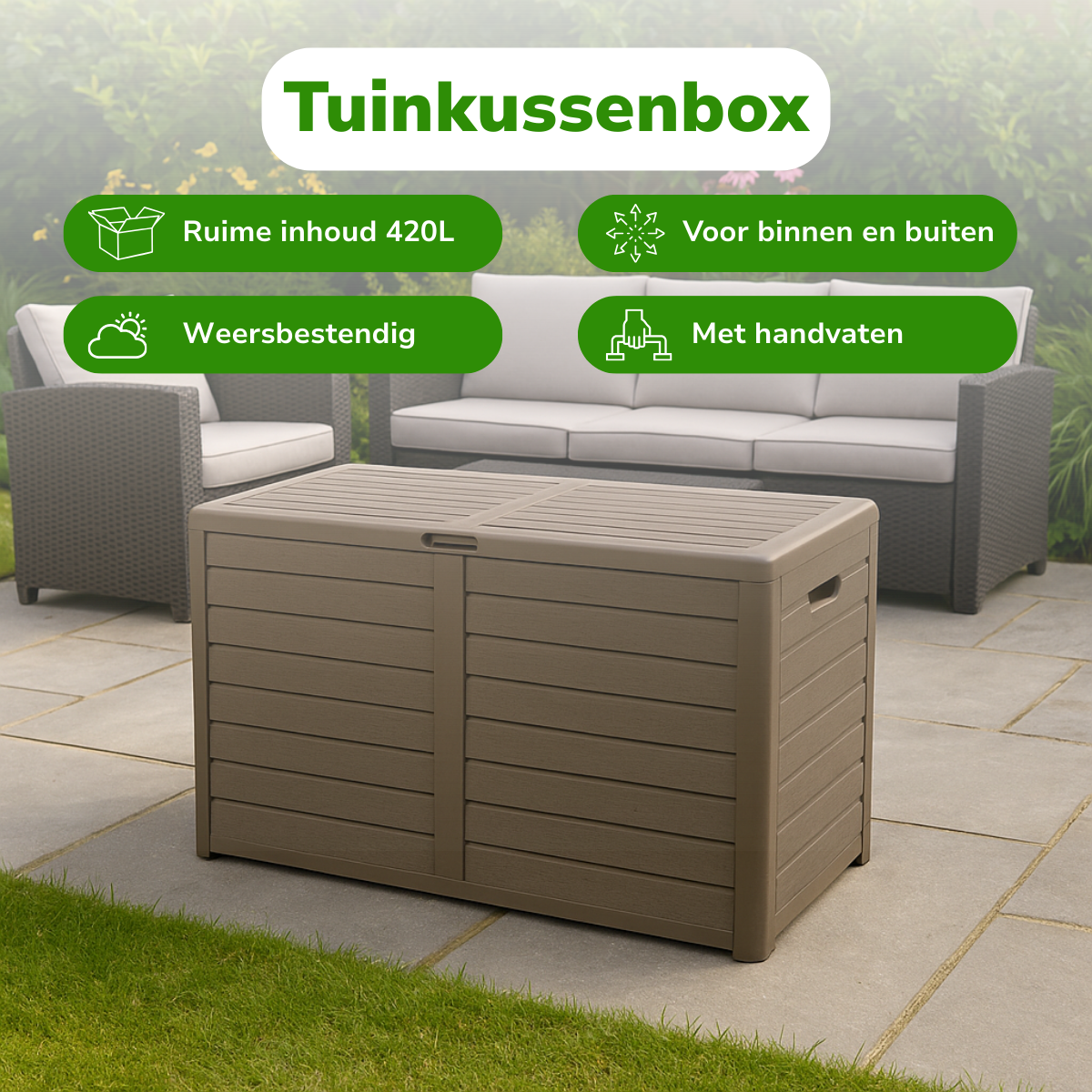 Tuinkussenbox 420L - maximondo