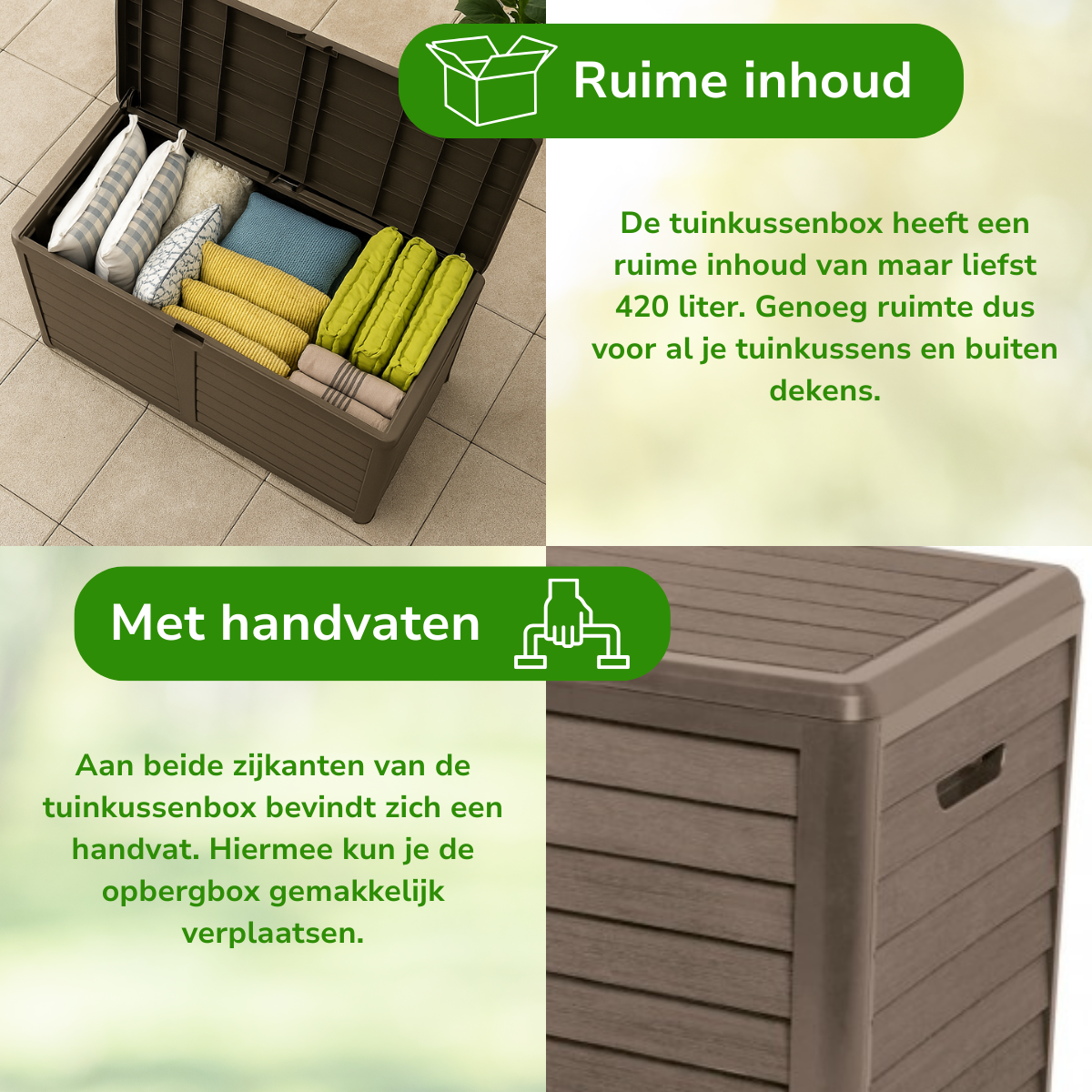 Tuinkussenbox 420L - maximondo