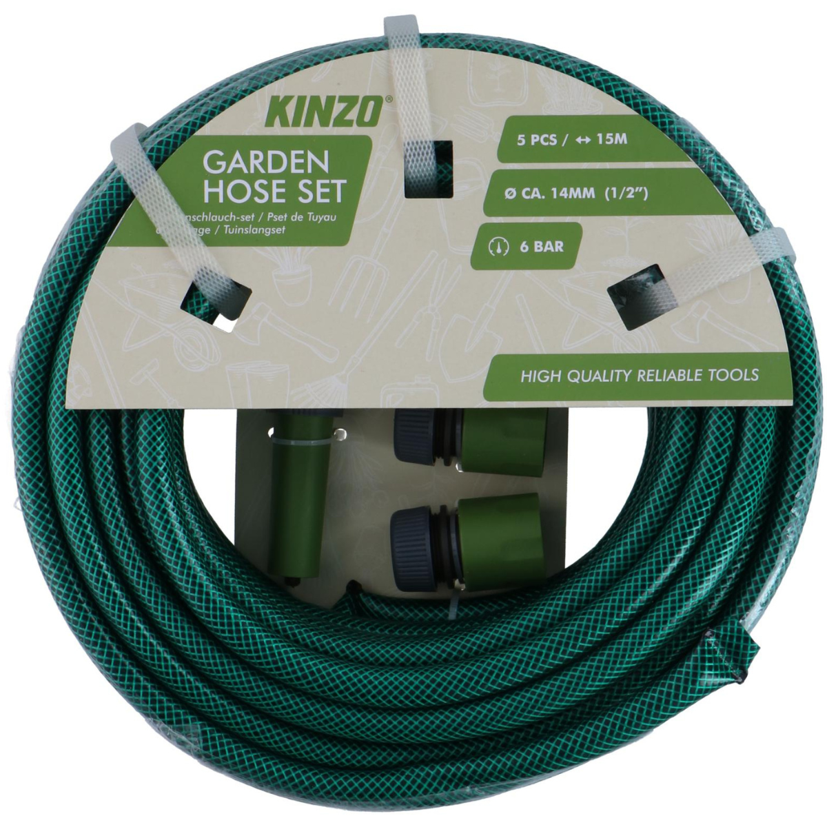 Kinzo Tuinslang Set 15 Meter - maximondo