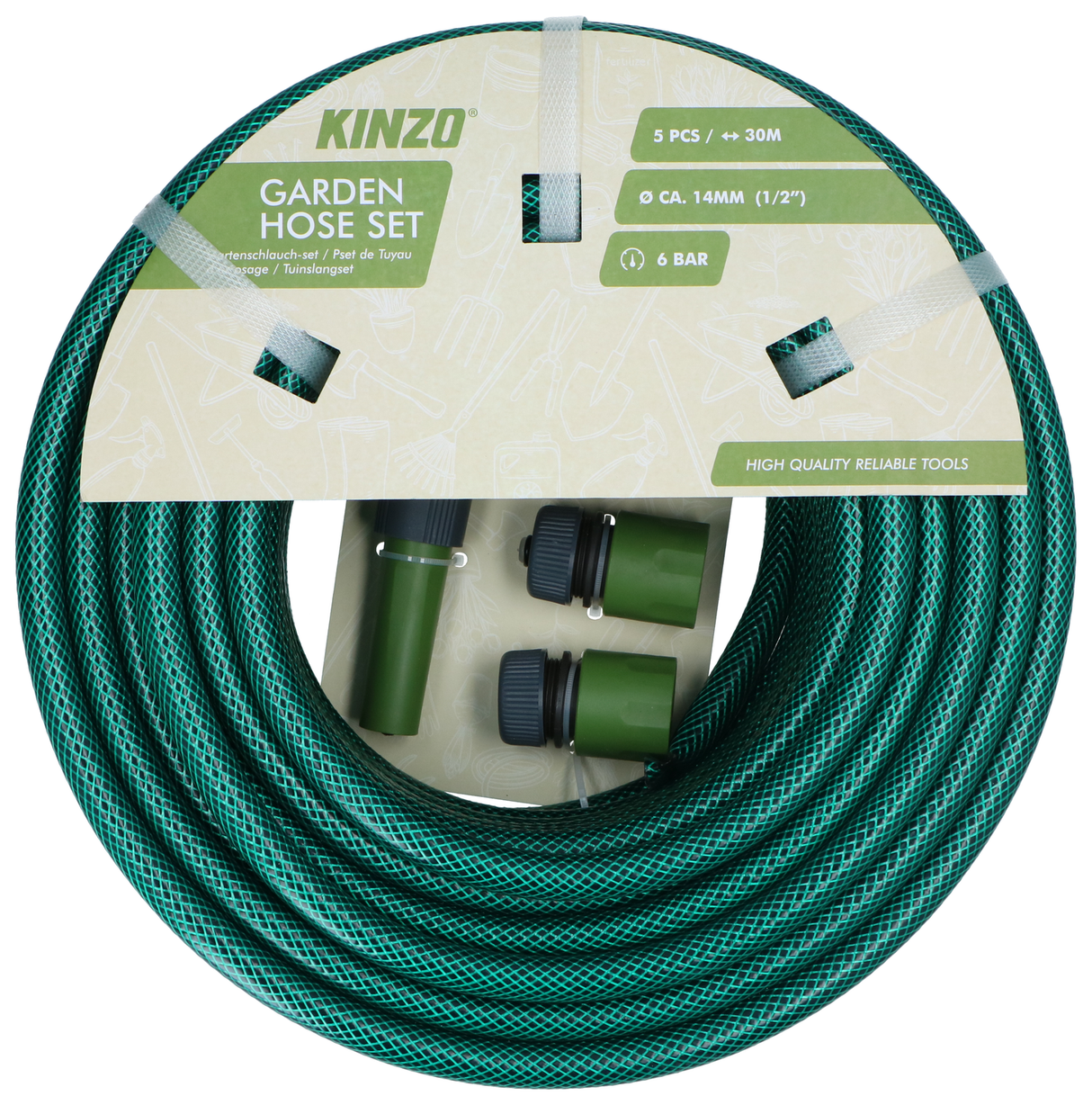 Kinzo Tuinslang Set 30 Meter - maximondo
