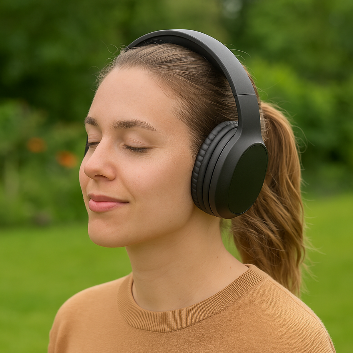 Grundig Bluetooth Koptelefoon BT Foldable - Draadloze Over-ear Koptelefoon - Zwart