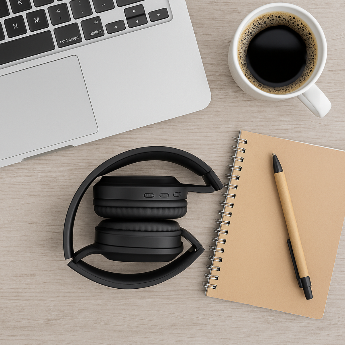 Grundig Bluetooth Koptelefoon BT Foldable - Draadloze Over-ear Koptelefoon - Zwart