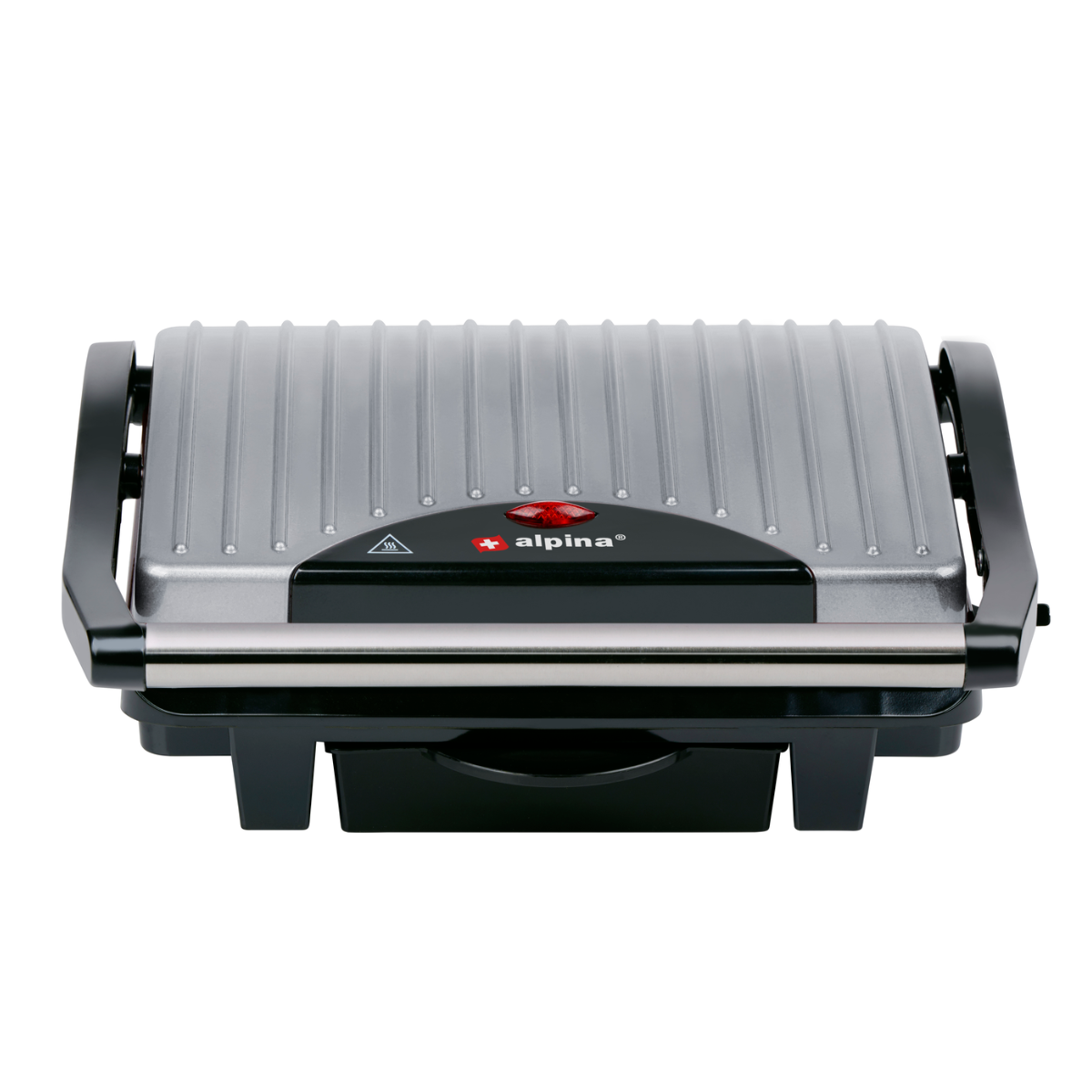 alpina Tosti Ijzer 1000W Contact Grill - Grijs - maximondo