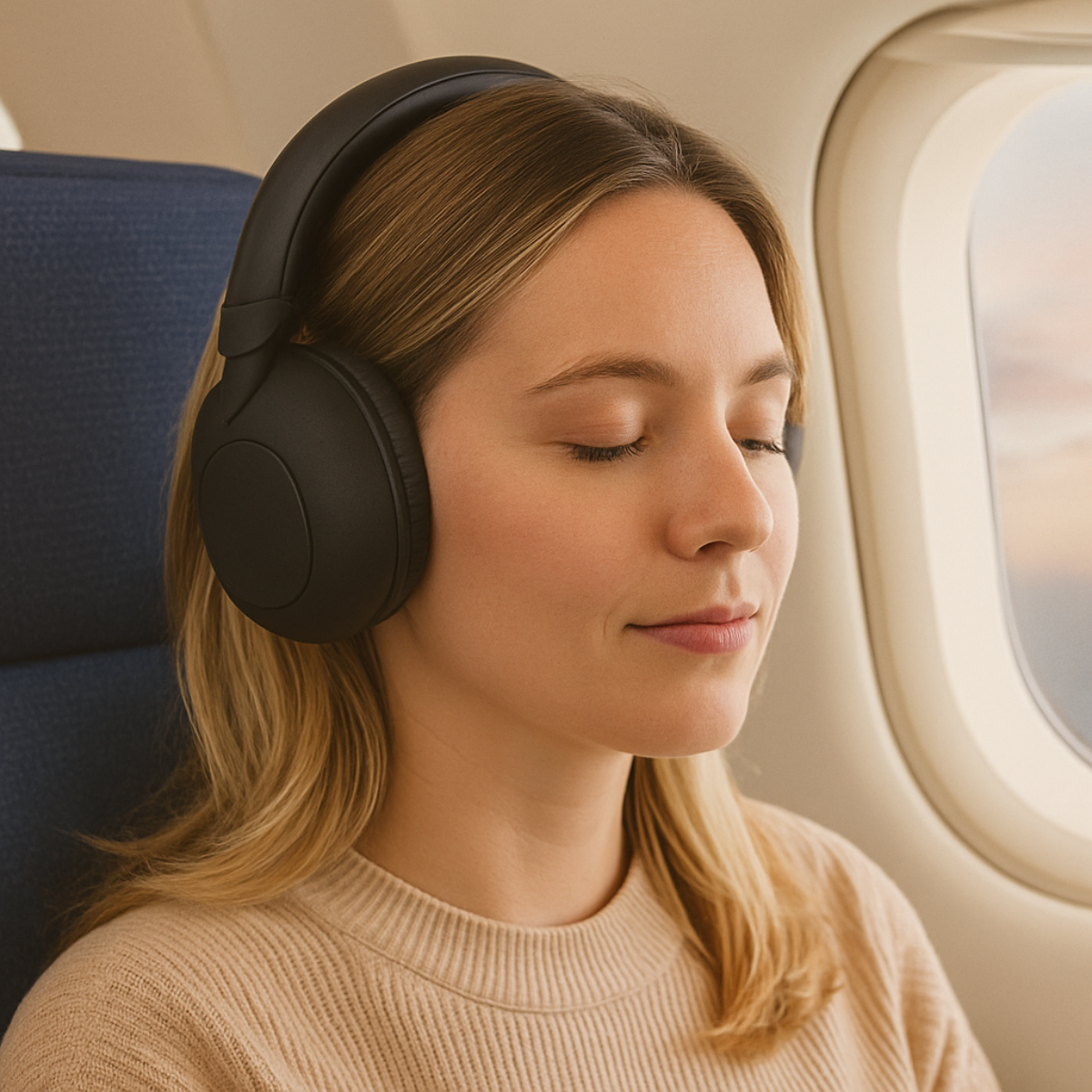 Grundig Bluetooth Hoofdtelefoon met ANC – Zwart