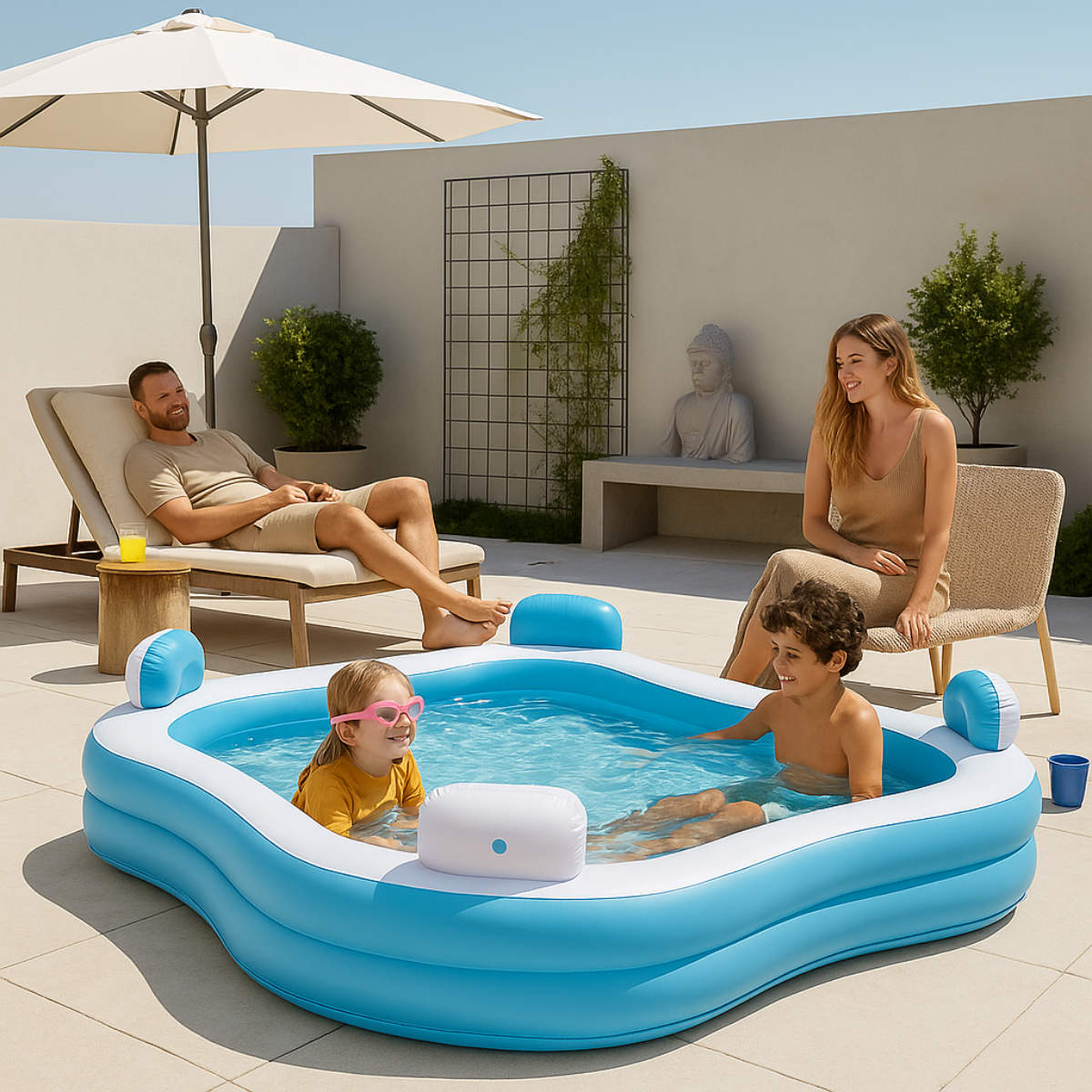 Family lounge pool 4 seats - maximondo