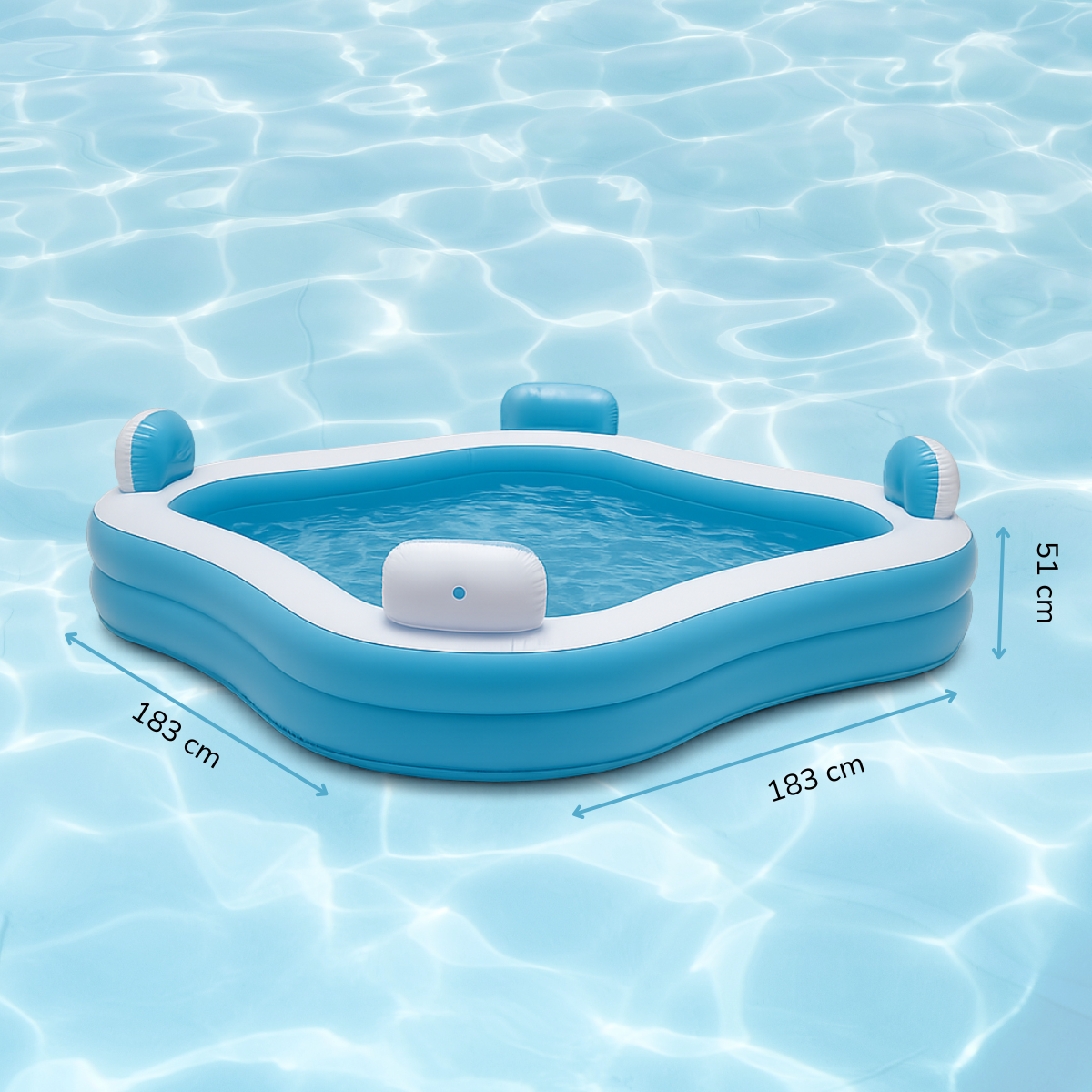Family lounge pool 4 seats - maximondo