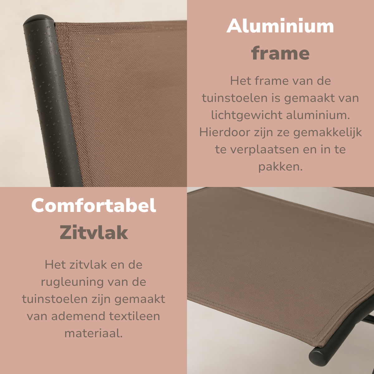 Lifetime Garden Tuinstoelen Santiago Set 2 Stuks - Tuinstoel - maximondo