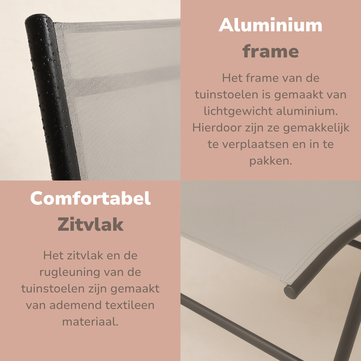 Lifetime Garden Tuinstoelen Santiago Set 2 Stuks - Tuinstoel - maximondo